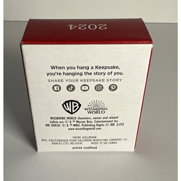 Hallmark Keepsake Ornament MINIATURE 2024 Harry Potter Draco Malfoy - Picture 2 of 4